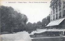 Versailles - Trianon Palace - Parc et Terrasse du Restaurant. Impr. Edia, Versailles