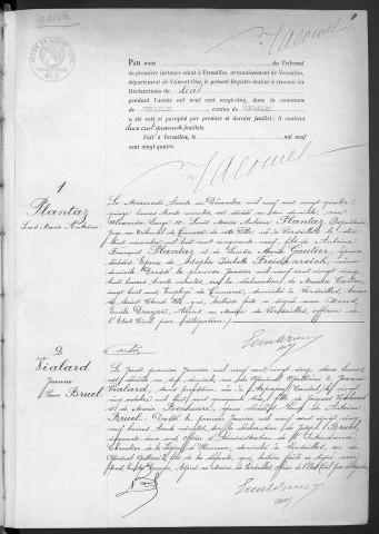 Registre des décès (1925). Table alphabétique.