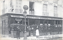 Versailles - Au Chat qui prise - Maison Charles Perrin 57, Rue de la Paroisse.