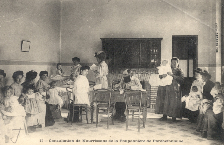 Consultation de Nourrissons de la Pouponnière de Porchefontaine. Édition Georges Fils