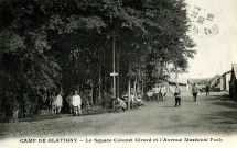 Camp de Glatigny - Le square Colonel Girard et l'Avenue Maréchal Foch. Impr. Edia, Versailles