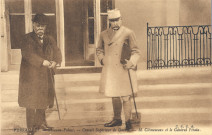 Versailles - Trianon Palace - Conseil supérieur de Guerre - M. Clémenceau et le Général Pétain. Imp. Lévy Fils et Cie, Paris
