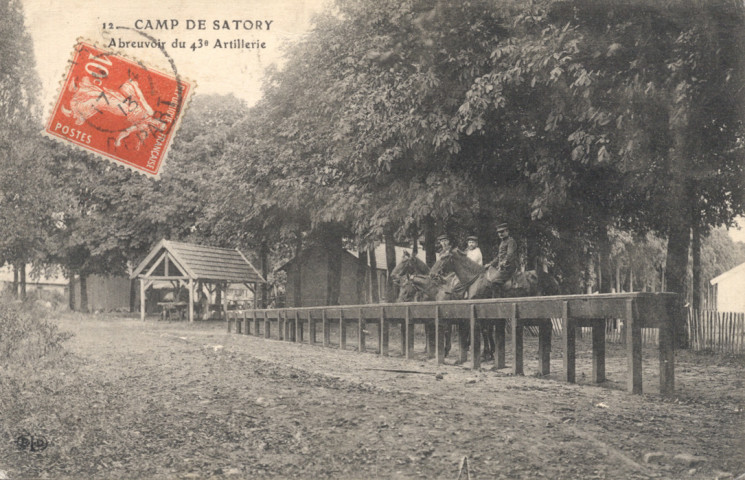 Camp de Satory - Abreuvoir du 43e Artillerie.