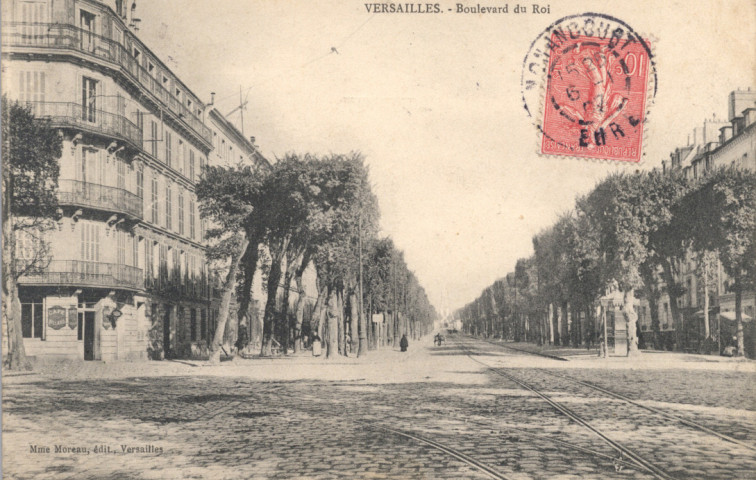 Versailles - Boulevard du Roi. Mme Moreau, édit., Versailles