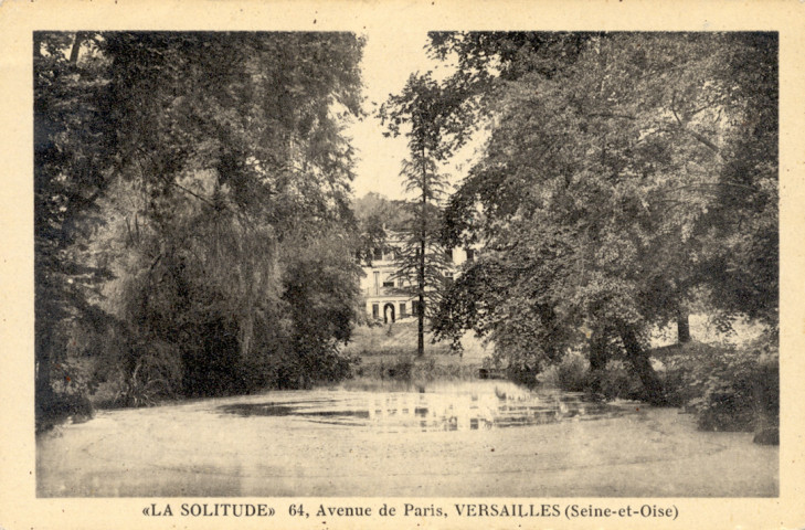 La Solitude - 64 avenue de Paris - Versailles (S.-et-O.). Photo Bessard