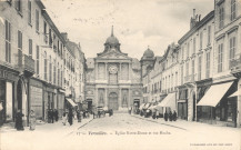 Versailles - Église Notre-Dame et rue Hoche. P. Helmlinger & Cie imp., Phot. Nancy