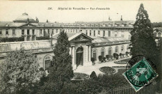 Hôpital de Versailles - Vue d'ensemble. Héliotypie Bourdier-Faucheux, Versailles