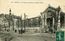Versailles - La Gare rive Gauche et l'Avenue Thiers. Héliotypie A. Bourdier, Versailles