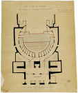 Rez-de-chaussée de la salle de spectacle de Versailles [Théâtre Montansier].