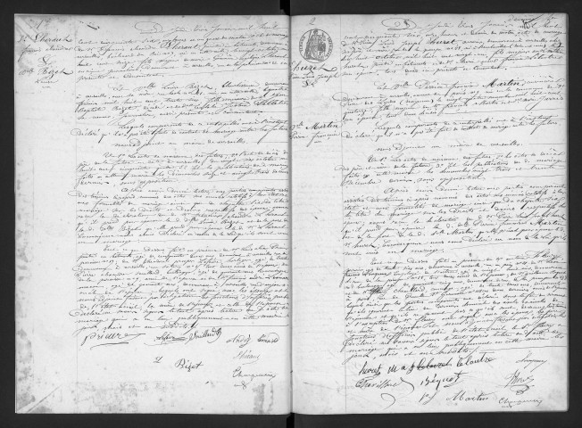 Registre des mariages (1856). Tables alphabétiques (au nom des hommes puis au nom des femmes).