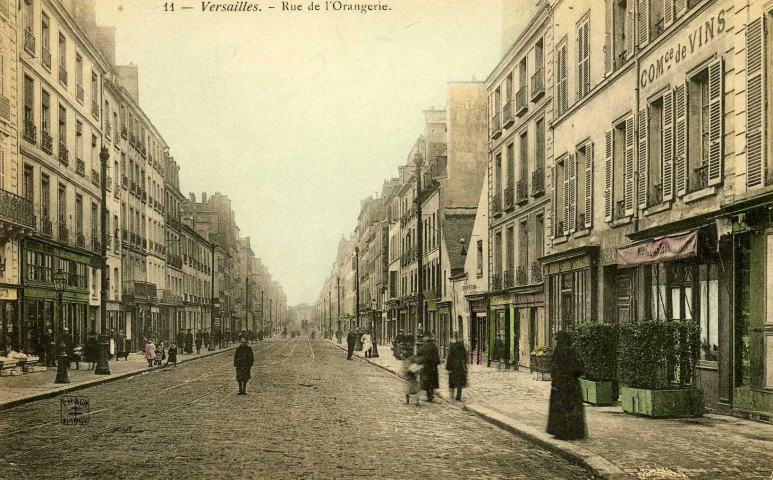 Versailles - La rue de l'Orangerie. P.H. et Cie, Nancy