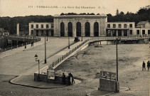 Versailles - La Gare des Chantiers. A. Leconte, 38, r. Ste-Croix-de-la-Bretonnerie, Paris