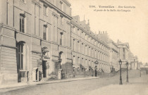 Versailles - Rue Gambetta et poste de la Salle du Congrès.