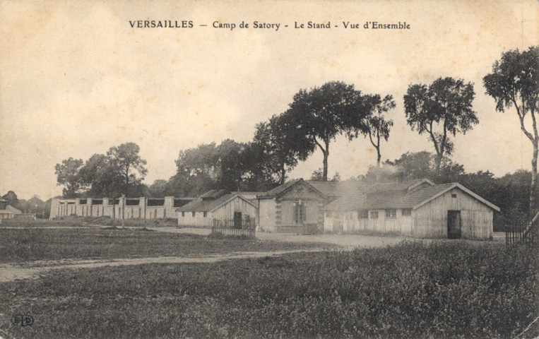 Versailles - Camp de Satory - Le stand - Vue d'ensemble. E.L.D.