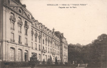 Versailles - Hôtel du "Trianon Palace" - Façade sur le Parc. F. David, 21 rue des Réservoirs, Versailles
