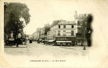 Versailles - La rue Royale. A. Bourdier, imp. édit., Versailles
