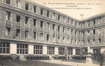 École Sainte-Geneviève, Ancienne "Rue des Postes" - Versailles - La Sainte-Geneviève et les Tables de Marbre. Édition J. David - E. Vallois, Paris