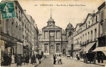 Versailles - Rue Hoche et Église Notre-Dame.