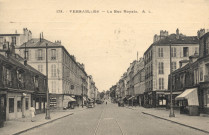 Versailles - La Rue Royale. A. Leconte, 38, r. Ste-Croix-de-la-Bretonnerie, Paris