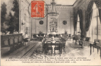 Versailles - Trianon Palace - Le Salon de Lecture ayant servi aux délibérations de la Conférence Interalliée et aux préliminaires de Paix. L.L.