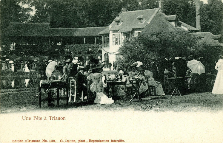 Une Fête à Trianon. G. Delton, phot.