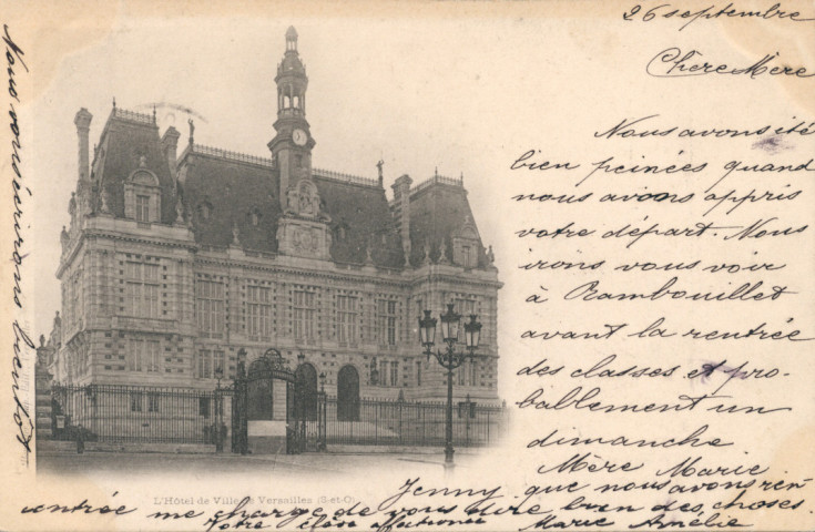 L'Hôtel de Ville de Versailles (S.-et-O.). Bourdier, Imp.-Édit., Versailles