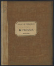 Ville de Versailles. Duplessis (impasse). Hospice (impasse de l'), Duplessis (rue), Neuve (rue), Richaud (rue).