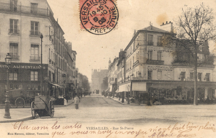 Versailles - Rue St-Pierre. Mme Moreau, édit., Versailles
