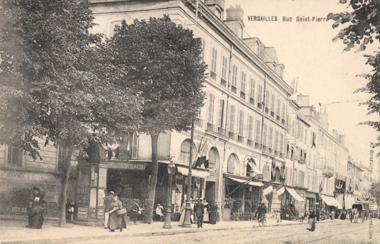 Versailles - Rue Saint-Pierre. A. Bourdier, impr.-édit., Versailles