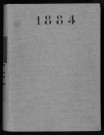 Registre des naissances (1884). Table alphabétique.
