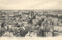 Versailles - Panorama pris de l'Église Saint-Louis. L.L.
