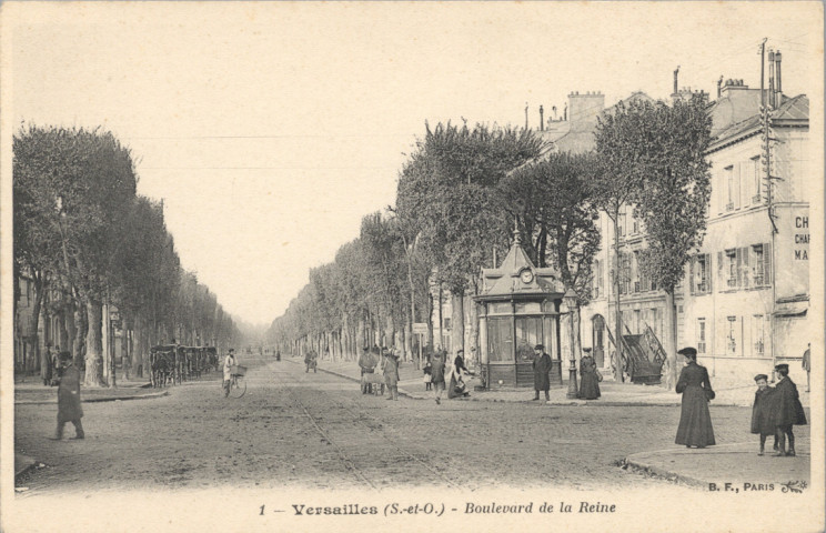 Versailles (S.-et-O.) - Boulevard de la Reine. B. F., Paris