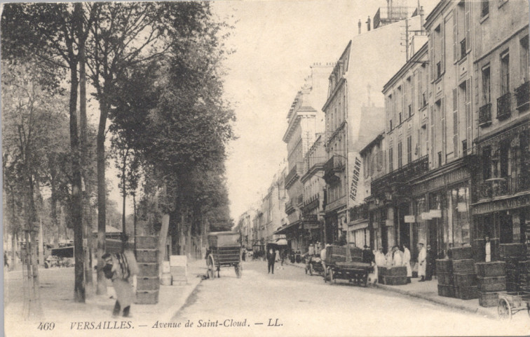 Versailles - Avenue de Saint-Cloud. L.L.