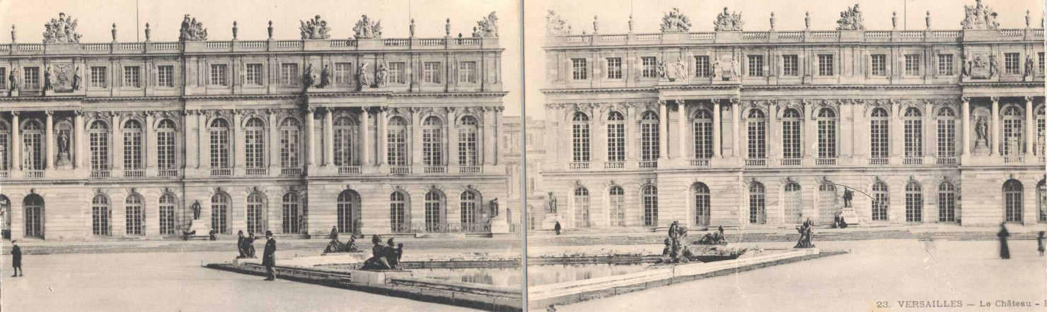 Versailles - Le Château - Façade - Côté du Parc. C.L.C.
