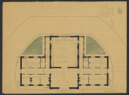 Projet de reconstruction de l'hôtel de ville de Versailles. Palais de Justice.