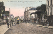 Versailles - Rue Duplessis et Boulevard de la Reine. E.L.D.