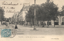 Versailles - La Rue de la Paroisse et les Halles. A.B., Versailles