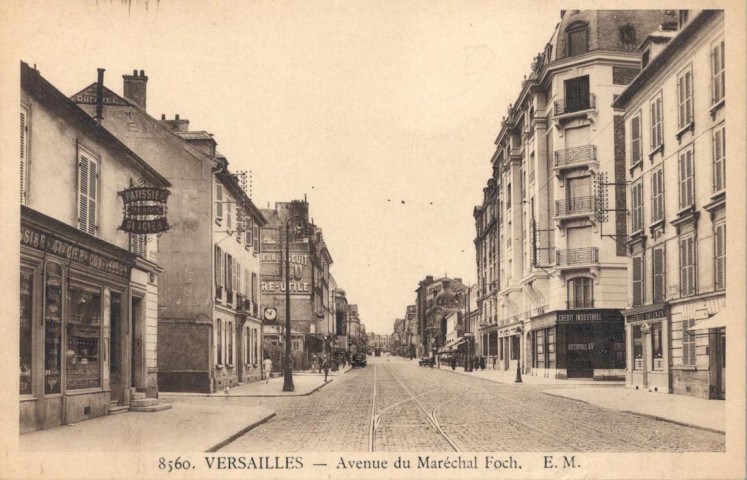 Versailles - Avenue du Maréchal Foch. E.M., Anc. Étab. Malcuit, 41, Faubourg du Temple, Paris