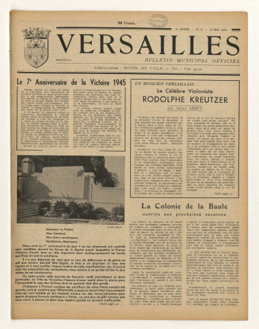 N°6, 15 mai 1952