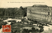 Versailles - Panoramique - Parterres du Nord et Aile du Palais dite du Sénat. Impr. Edia, Versailles