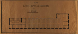 Ecole Saint-Jean de Béthune. Quatrième étage.