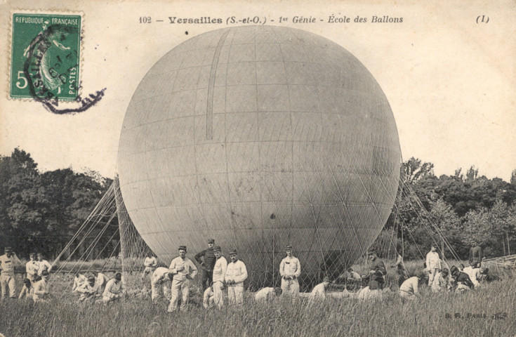 Versailles (S.-et-O.) - 1er Génie - École des Ballons. B. F., Paris