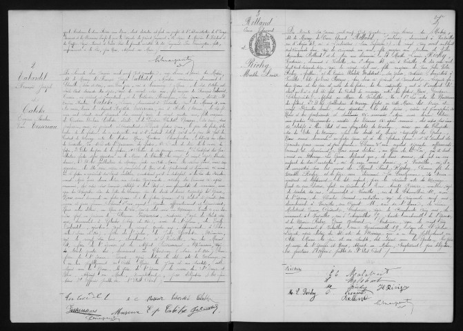 Registre des mariages et des divorces (1904). Tables alphabétiques (au nom des hommes puis au nom des femmes).