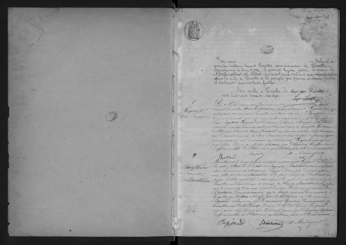 Registre des décès (1878). Table alphabétique.