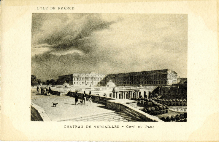 Château de Versailles - Côté du Parc. SUPRA, Paris