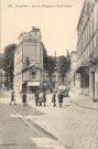 Versailles - La rue Pétigny et l'hôtel Suisse. Héliotypie A. Bourdier, Versailles