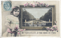 De Versailles, je vous envoie ces fleurs. E.A., Paris