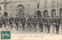 Versailles - 1er Génie - Compagnie Cycliste. Héliotypie Bourdier et Faucheux, Versailles