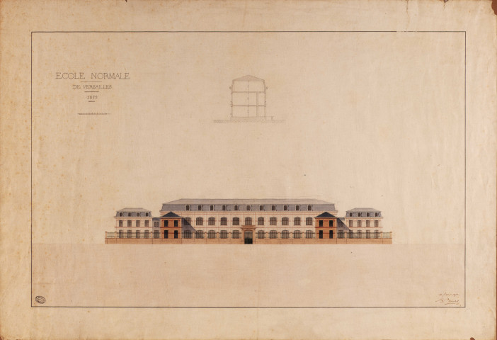 Ecole normale de Versailles.