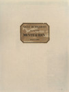 Ville de Versailles. Montbauron (rue).Paris (avenue de), Réservoirs (impasse des), Jouvencel (rue de), Montbauron (impasse), Bel-Air (rue du), Vieux-Coches (rue des), Saint-Cloud (avenue de), Abbé-de-l'Epée (rue de l'). Quartier de cavalerie.